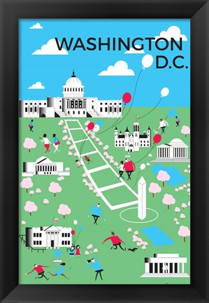 Framed Washington DC Print