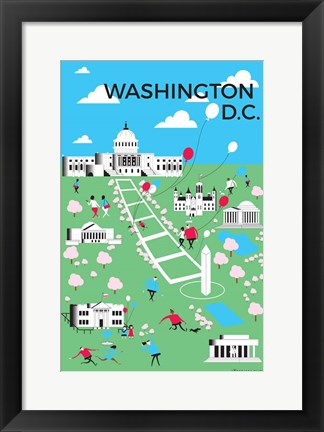 Framed Washington DC Print