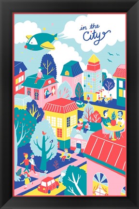 Framed In the City Print