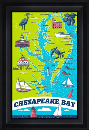 Framed Chesapeake Bay Print
