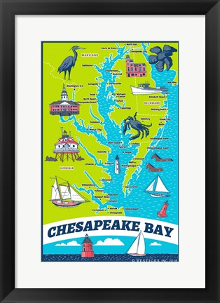 Framed Chesapeake Bay Print