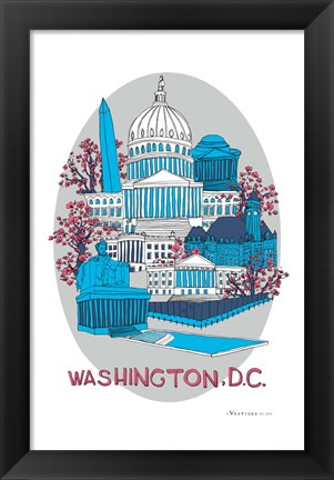 Framed Washington DC Print