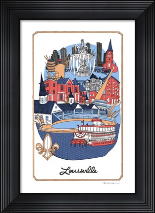 Framed Louisville Print