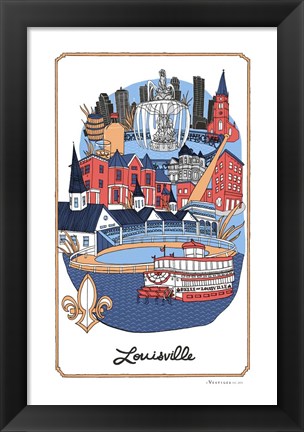 Framed Louisville Print