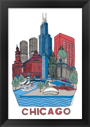 Framed Chicago Print