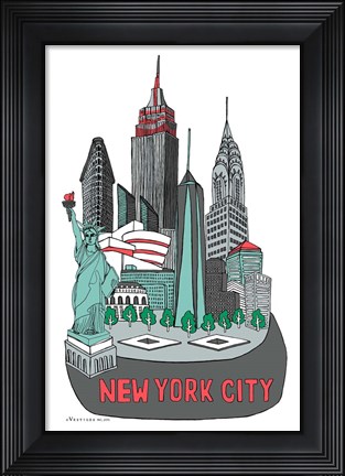 Framed New York Print
