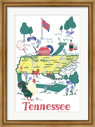 Framed Tennessee Print