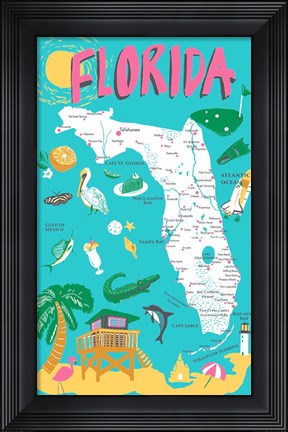 Framed Florida Print