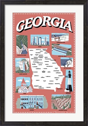 Framed Georgia Print
