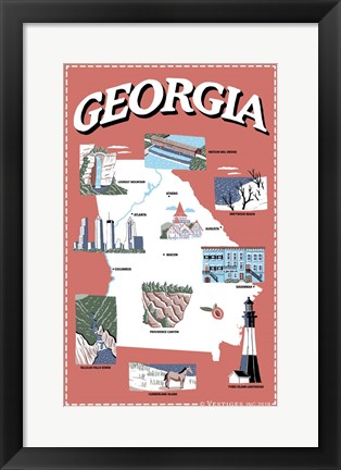 Framed Georgia 2 Print