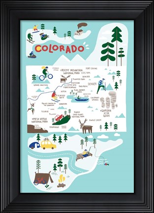 Framed Colorado Print