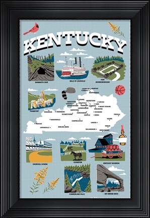 Framed Kentucky Print