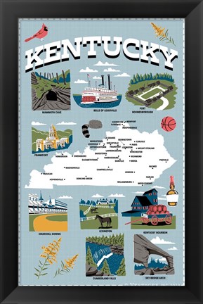 Framed Kentucky Print