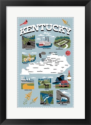 Framed Kentucky Print