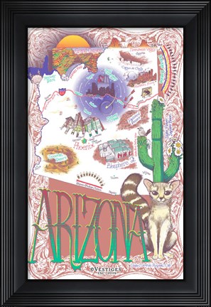 Framed Arizona Print