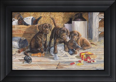Framed Caught In The Act Print