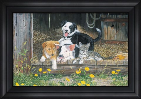 Framed Best Of Friends Print