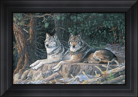 Framed Leaders Of The Pack Print