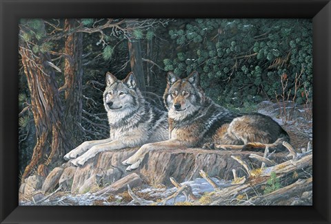 Framed Leaders Of The Pack Print