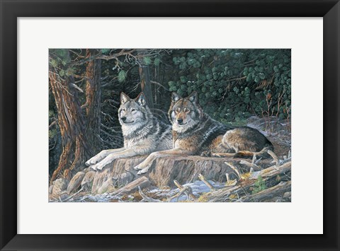 Framed Leaders Of The Pack Print