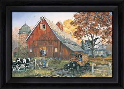 Framed Come Rain Or Shine Print