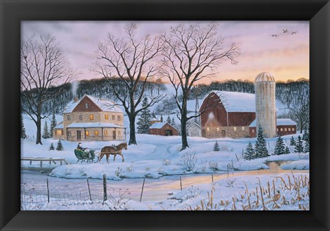 Framed Winter Memories Print