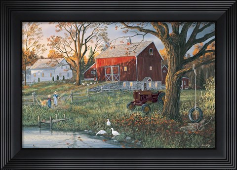 Framed Good Ol Days revised Print