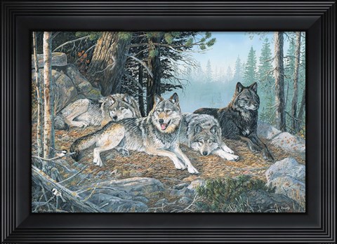 Framed Watchful Eyes Print