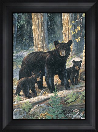 Framed Woodland Lessons 2 Print