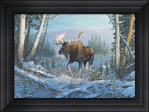 Framed On The Move Print