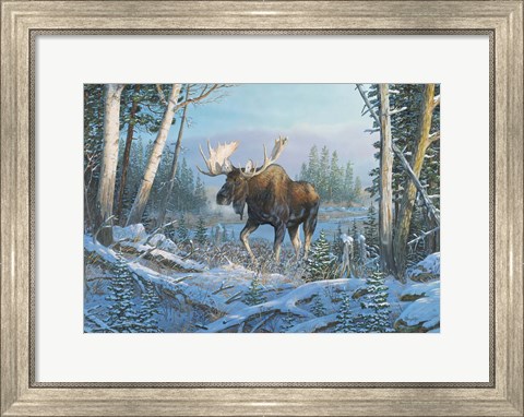 Framed On The Move Print