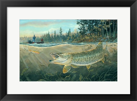 Framed Muskie Bay Print