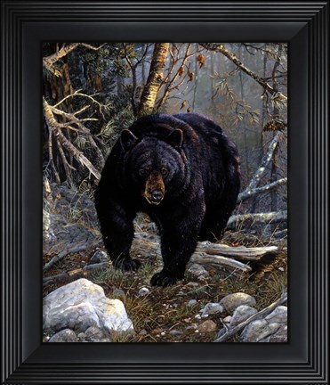 Framed Haunter Of The Pine Print
