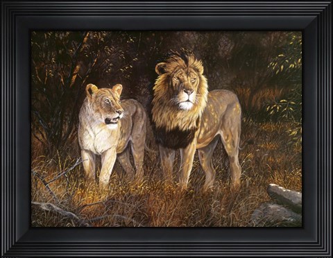 Framed Haunters Of The Thornbush Print