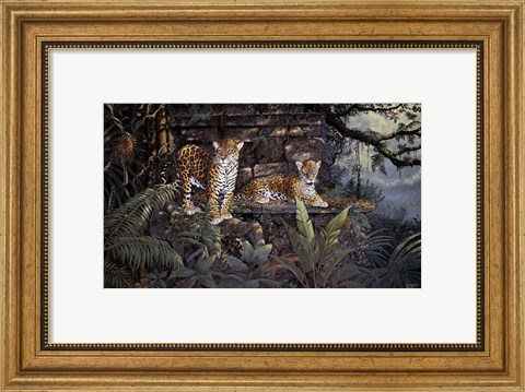 Framed Jaguars Print