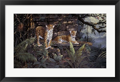 Framed Jaguars Print