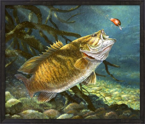 Framed Deep Water Prowler Print
