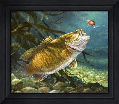 Framed Deep Water Prowler Print