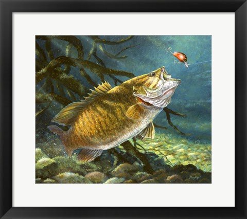 Framed Deep Water Prowler Print