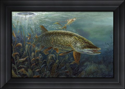 Framed Ice Pike Print