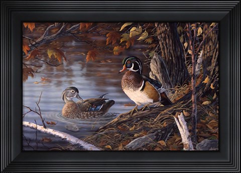 Framed Autumn Companions Print