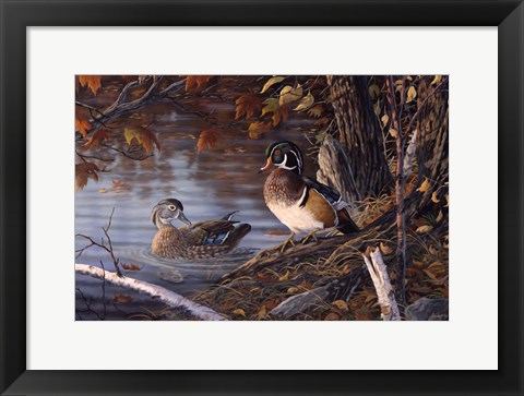 Framed Autumn Companions Print