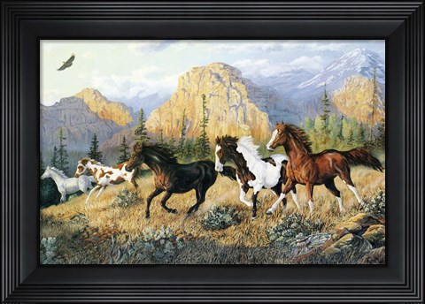 Framed Free At Last Print