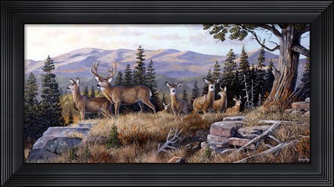 Framed High Ridge Crossing Print