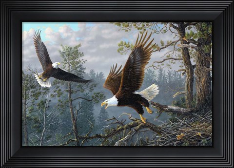 Framed Masters Of The Clouds Print