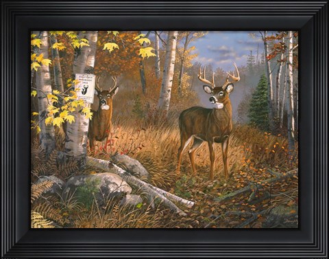 Framed Boss Buck Print