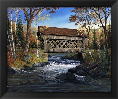 Framed Trout Creek Crossing Print