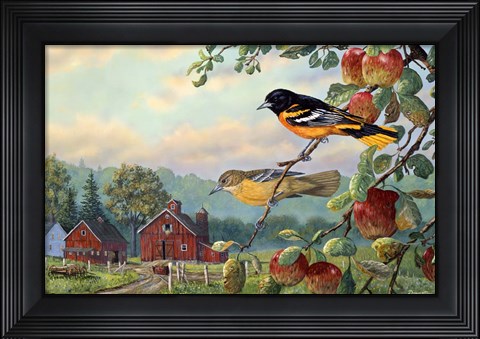 Framed Old Orchard Hideaway Print