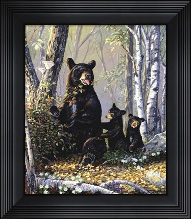 Framed Berry Patch Print