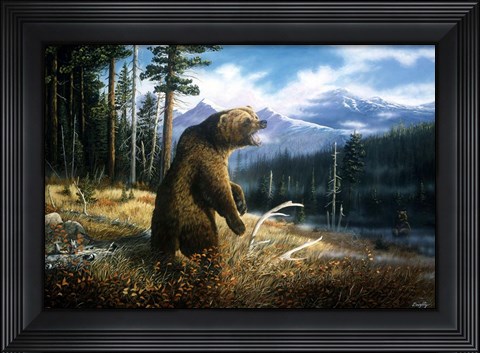 Framed Ghost Grizzly Print